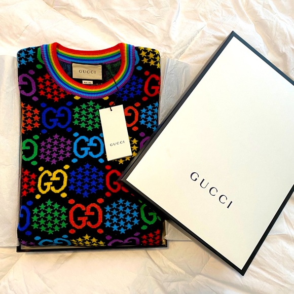 Gucci Sweaters - Gucci Limited Edition 2020 GG Psychedelic Sweater